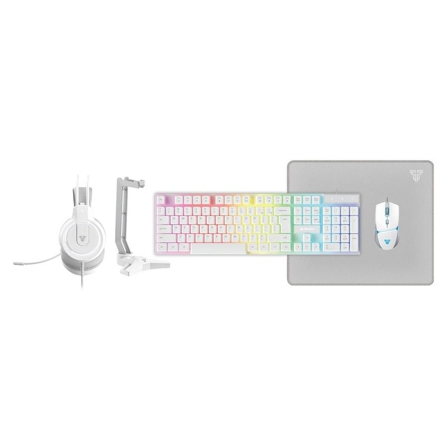 Fantech P51 Power Bundle Gaming Keyboard and Mouse Combo - White Fantech P51 Power Bundle Gaming Keyboard and Mouse Combo - White